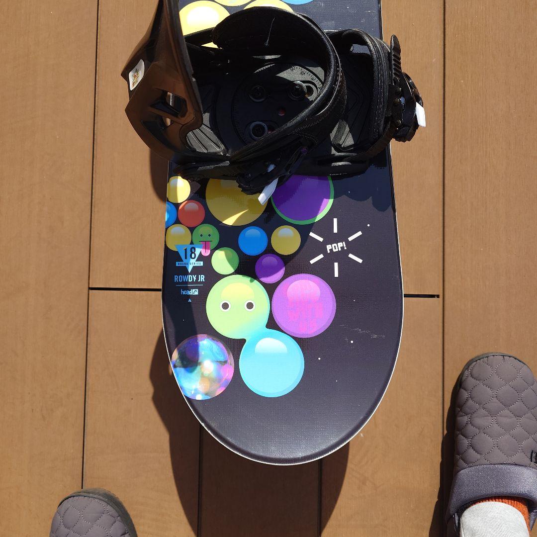 スノーボード ジュニア 2点セット HEAD 108cm ホットワックス済み