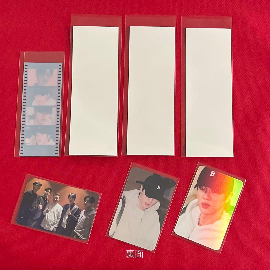 BTS ロングステッカー・ブックマーク・ホログラム両面フォトカード♡Jin