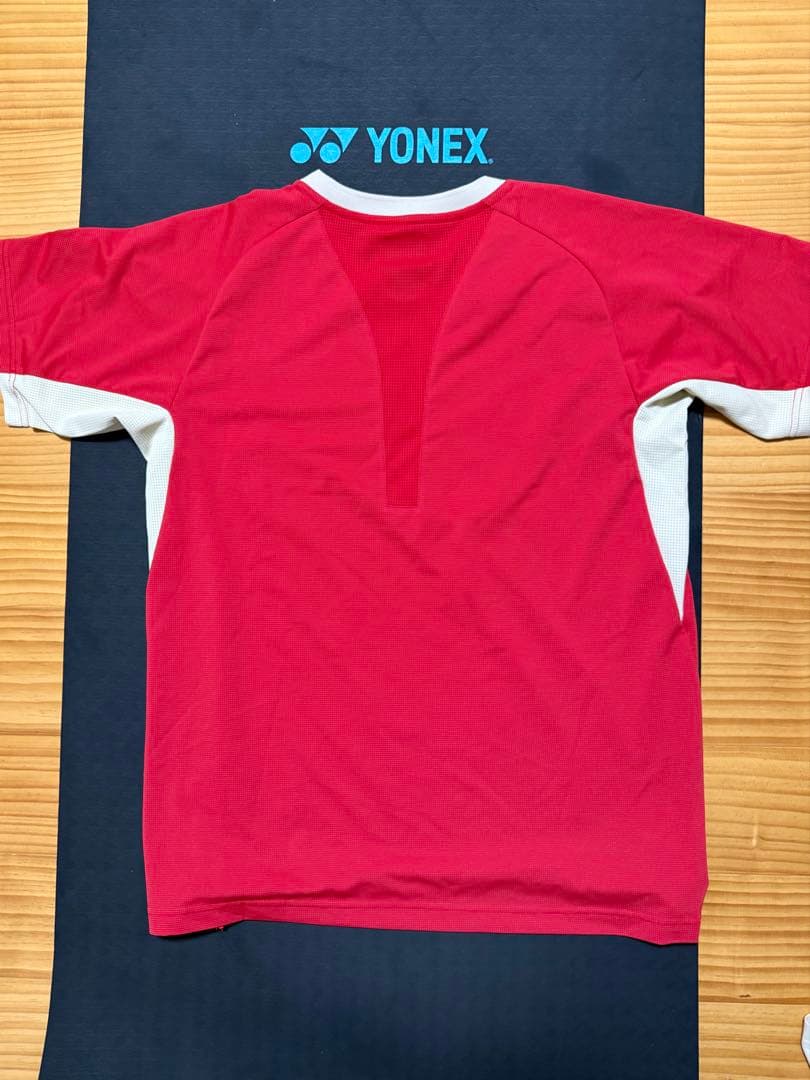YONEX verycool バドミントン ゲームシャツ赤