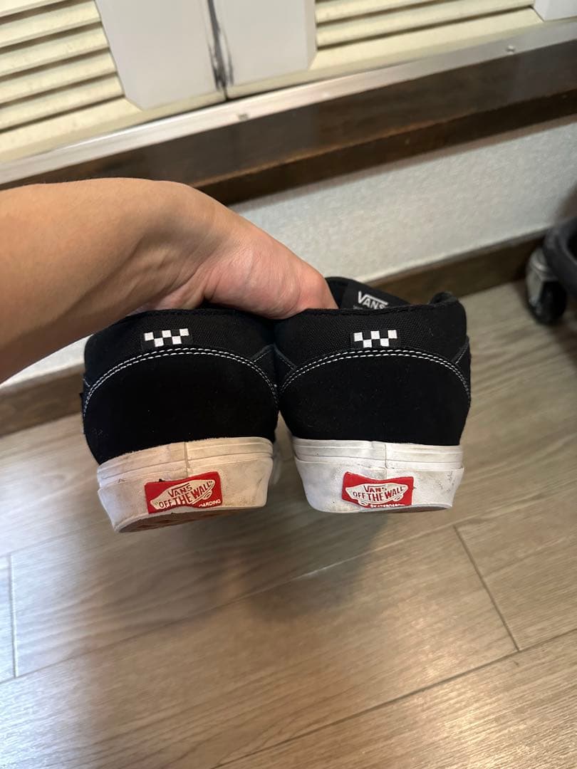 Vans Half Cab ブラック/ホワイト