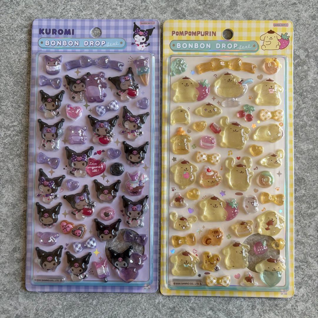 【正規品】ボンボンドロップ♪第二弾♪シール6点セット♪箱に入れて発送♪
