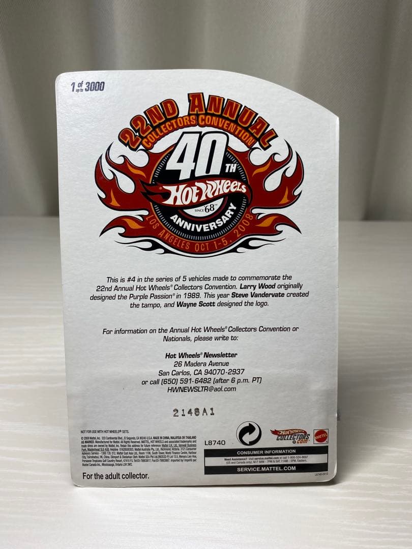 ホットウィール 22nd コンベンション パープル パッション