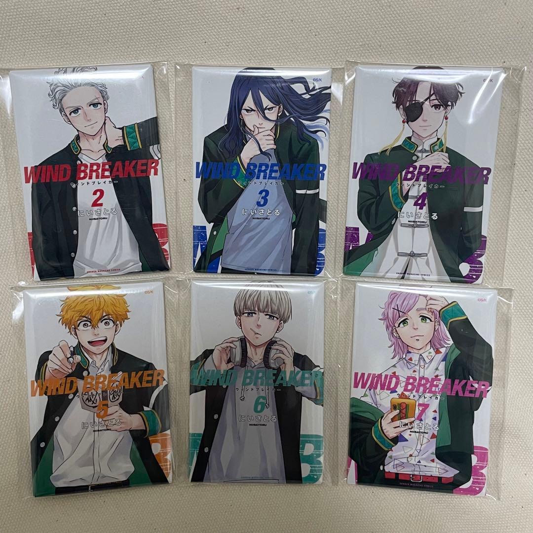 WINDBREAKER展 ランダム缶マグネット　16個　ウィンブレ展
