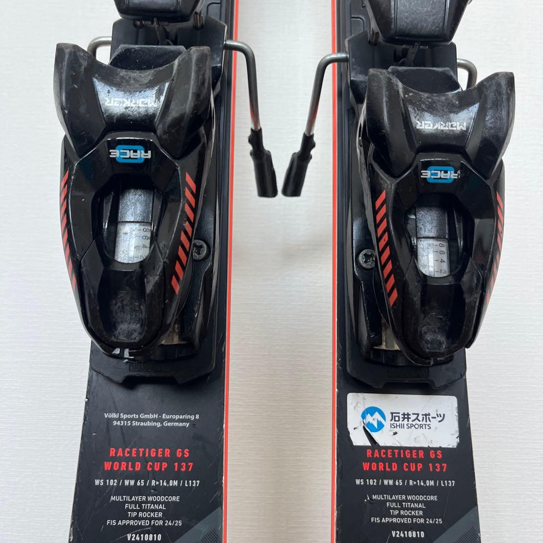 フォルクル レースタイガー GS ワールドカップ 137cm ストックおまけ付き
