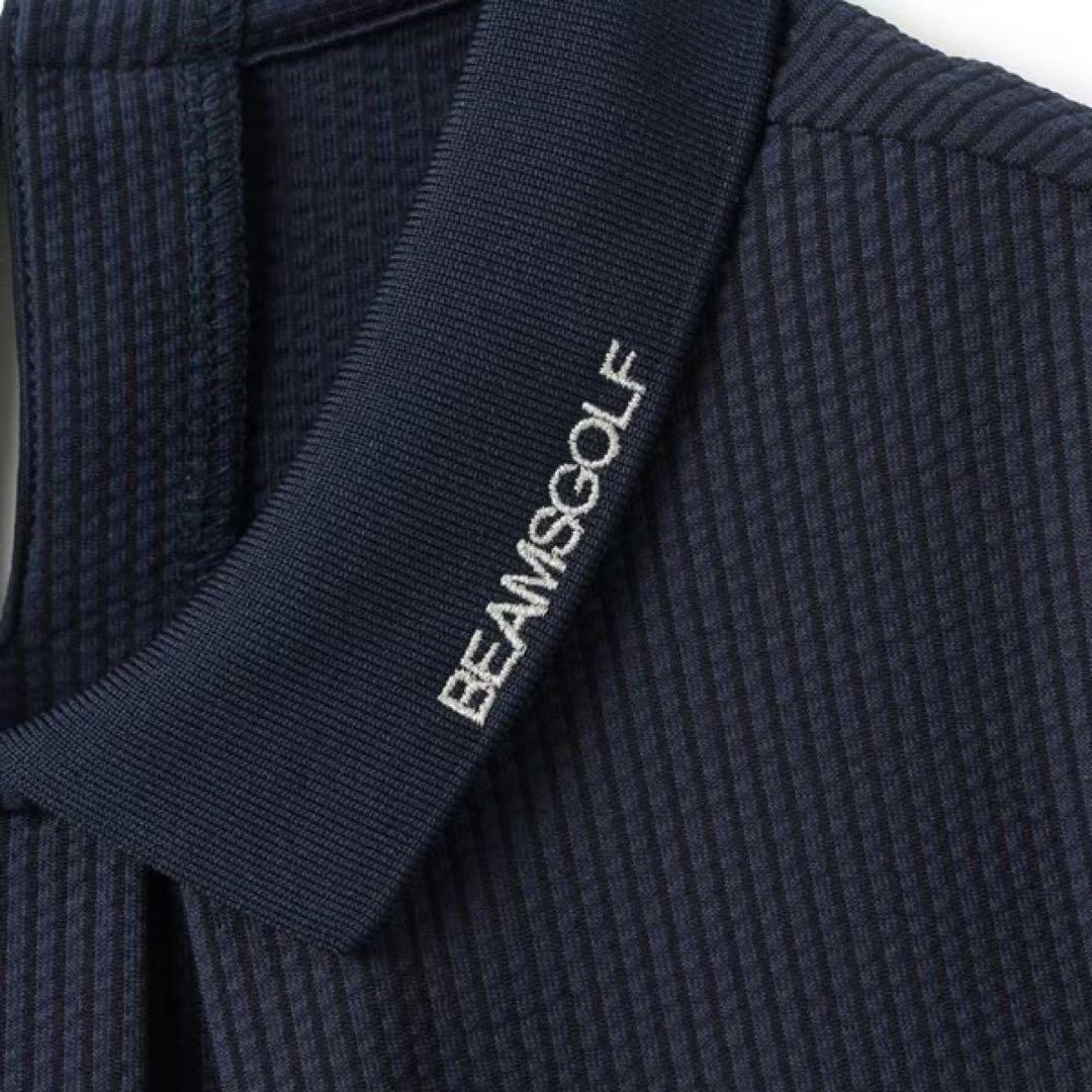 BEAMS GOLF ネイビー ノースリーブシャツ