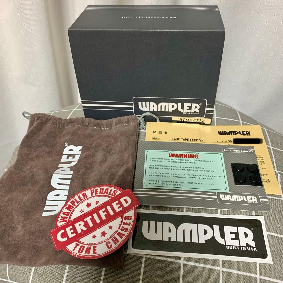 Wampler Faux Tape Echo V2 ディレイ［生産完了品］