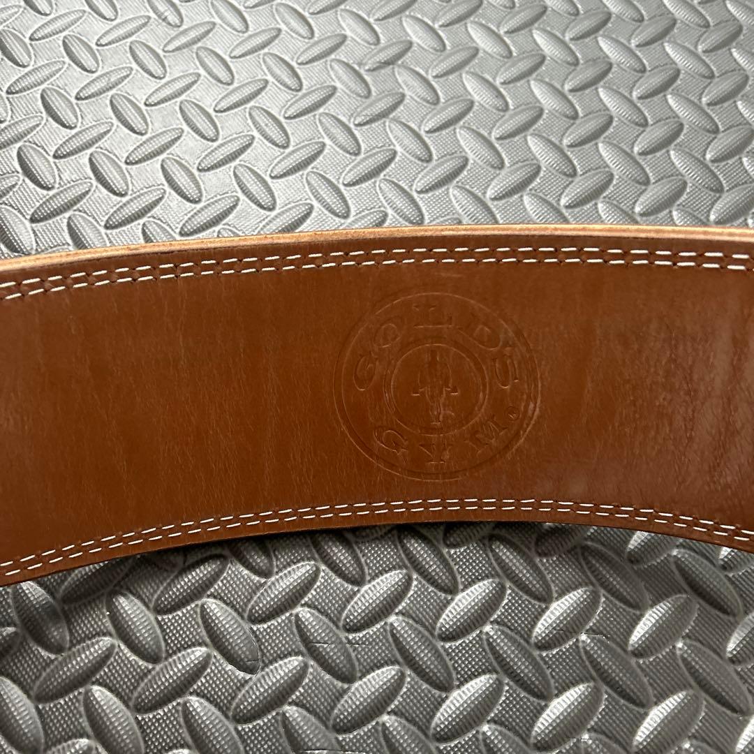 ゴールドジム レザーベルトLサイズ