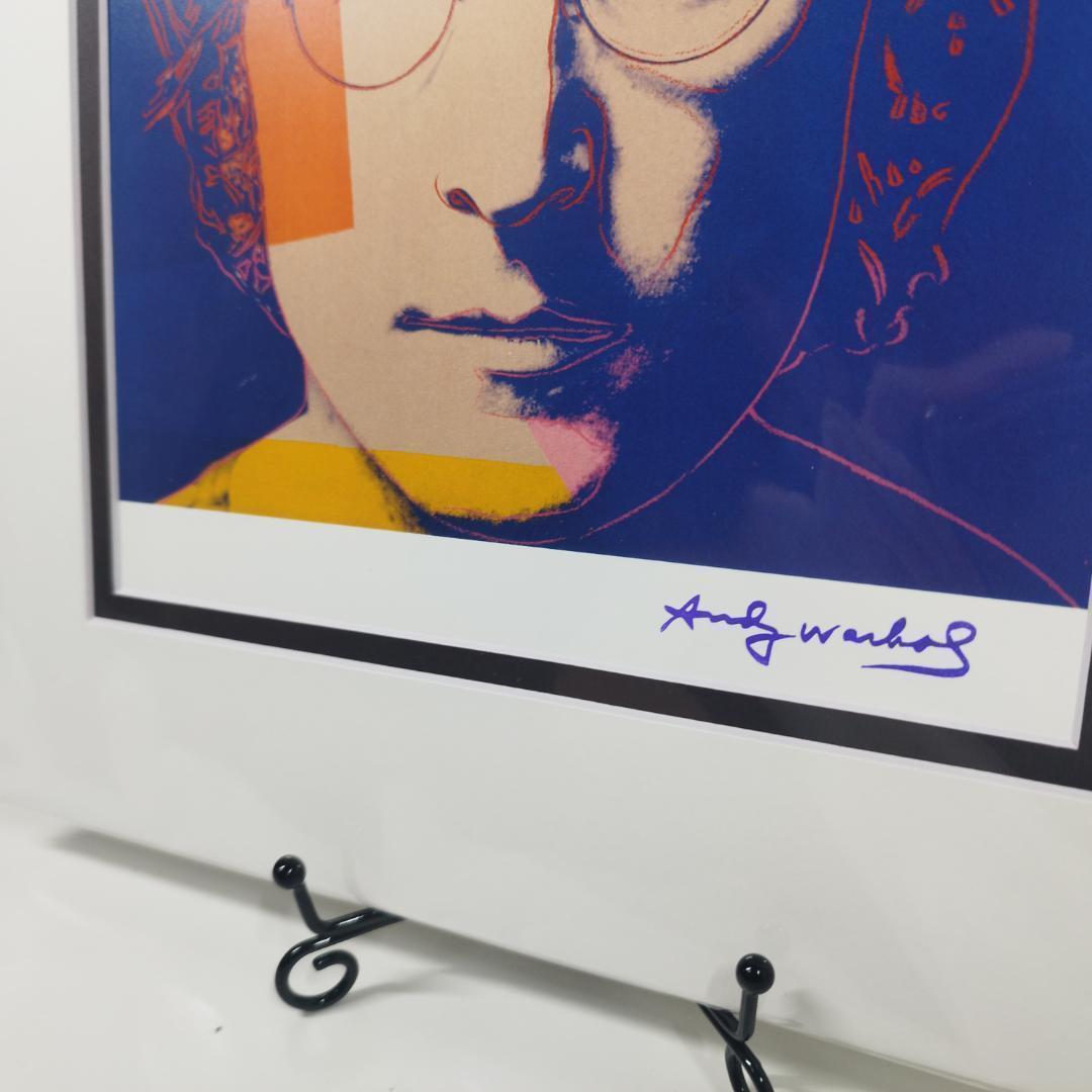 アンディ・ウォーホル ジョン・レノン リトグラフ 限定 絵画 サイン入 eq93