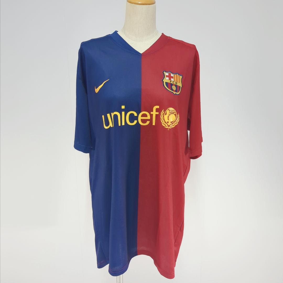 NIKE ナイキ FCバルセロナ ホーム 上下セット ブルー×レッド L