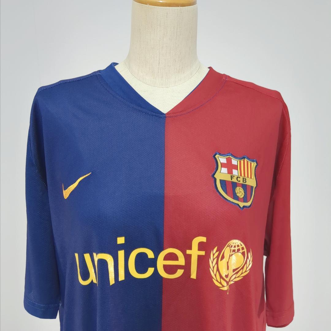 NIKE ナイキ FCバルセロナ ホーム 上下セット ブルー×レッド L