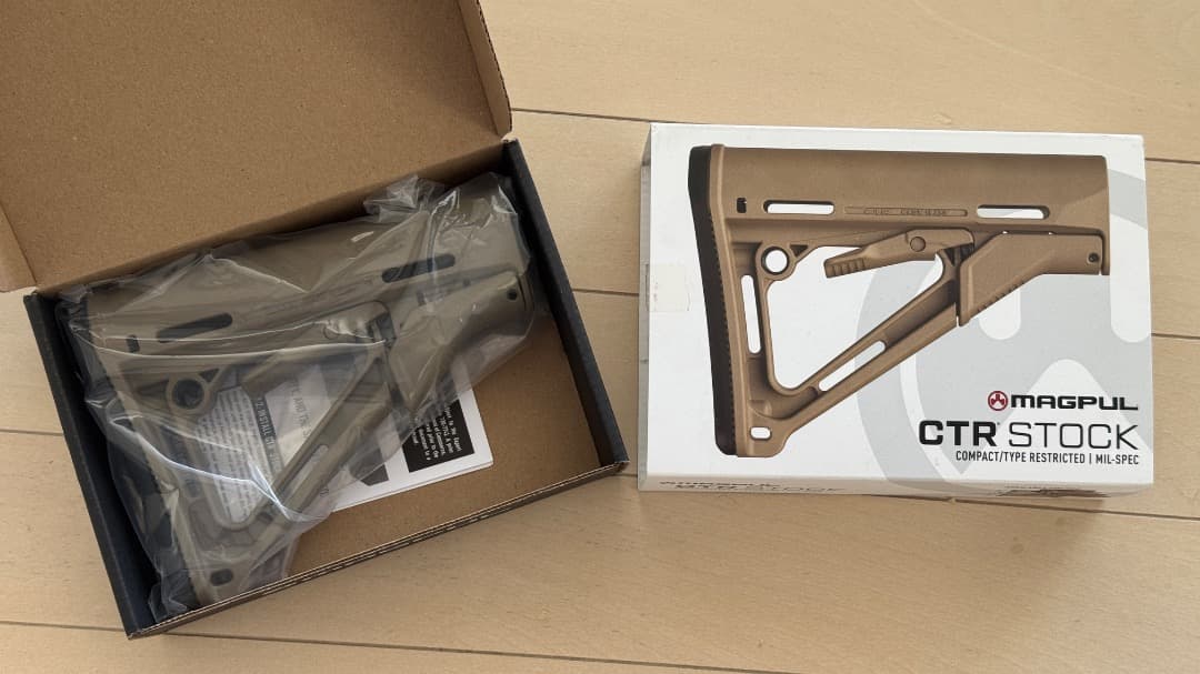 【新品】MAGPUL CTR ストック デザートタン