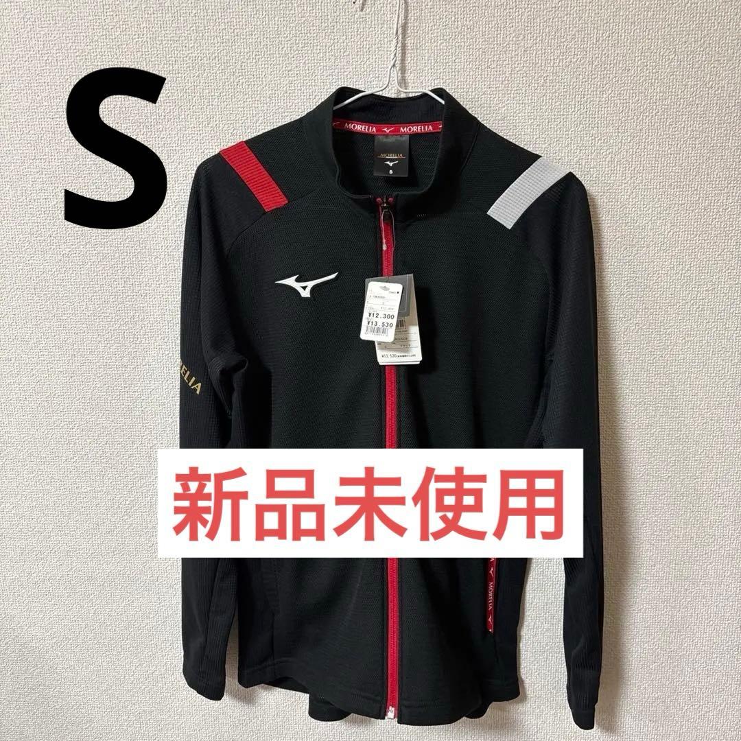 新品未使用　ミズノ　モレリア　ミドラーシャツ　 ドライエアロフロー　長袖　黒　S