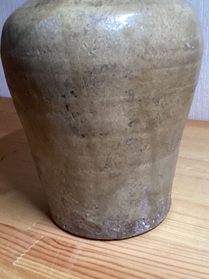 古美術骨董品　コレクター商品　高麗青磁酒器　花入　高さ約27cm 時代物