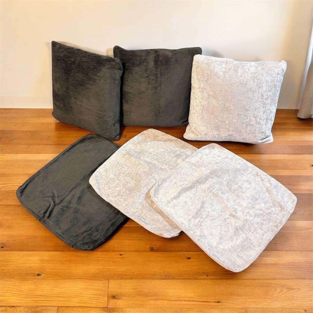 【専用出品】③TRES THE SOFA クッション3個＋替えカバー