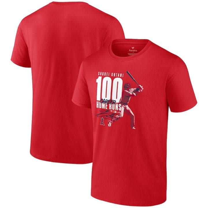 【大谷翔平】100本HR記念Tシャツ Lサイズ