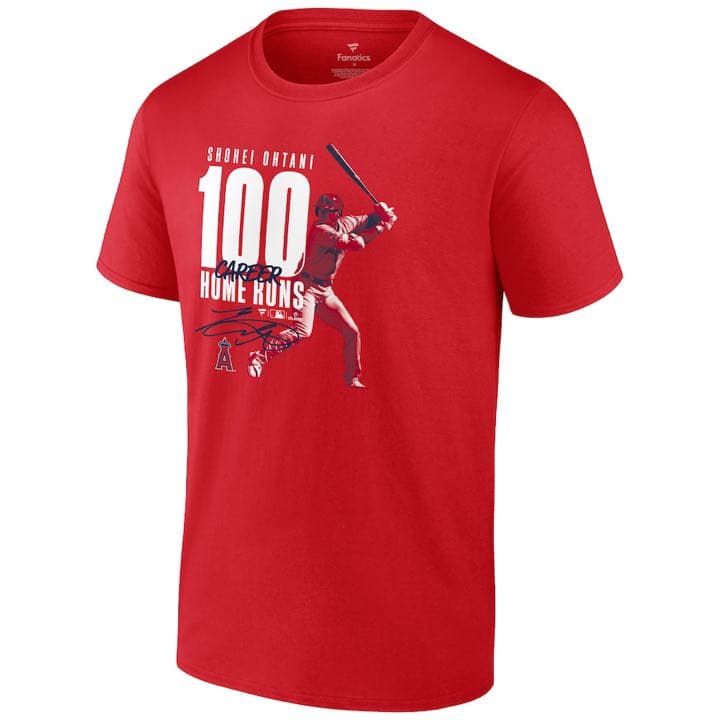 【大谷翔平】100本HR記念Tシャツ Lサイズ