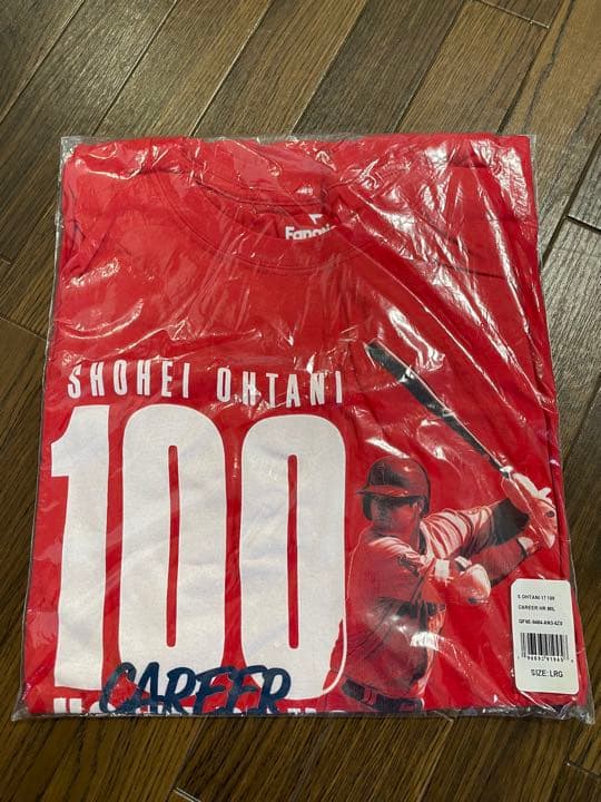【大谷翔平】100本HR記念Tシャツ Lサイズ