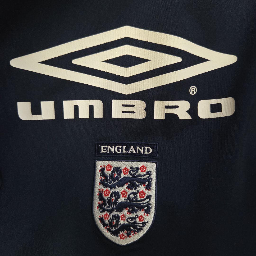 00's Umbro ナイロンプルオーバー　ピステ　イングランド代表