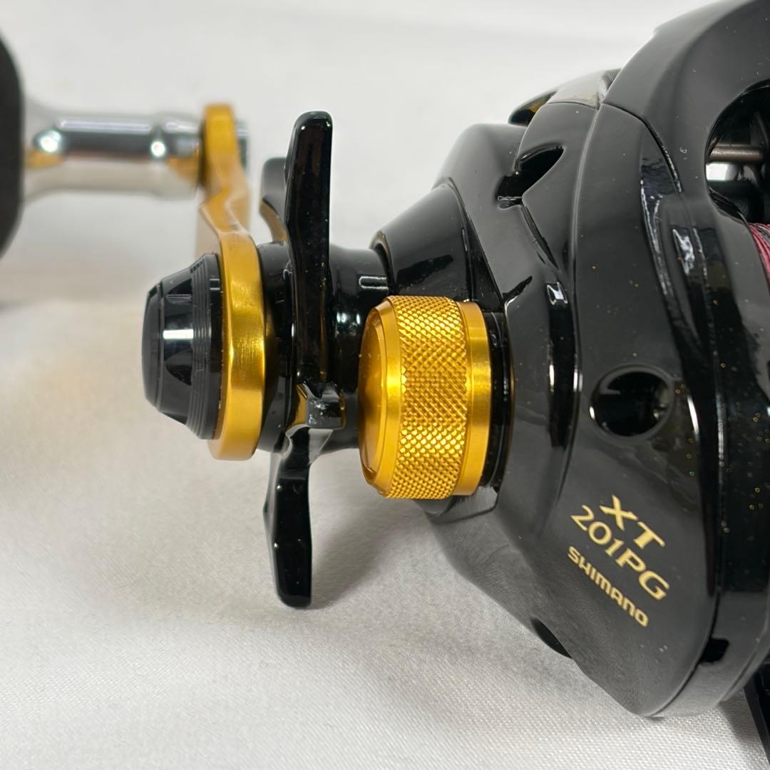 ［極美品］シマノ：ＧＥＮＰＵ（幻風）ＸＴ　201ＰＧ 両軸リール　左巻き