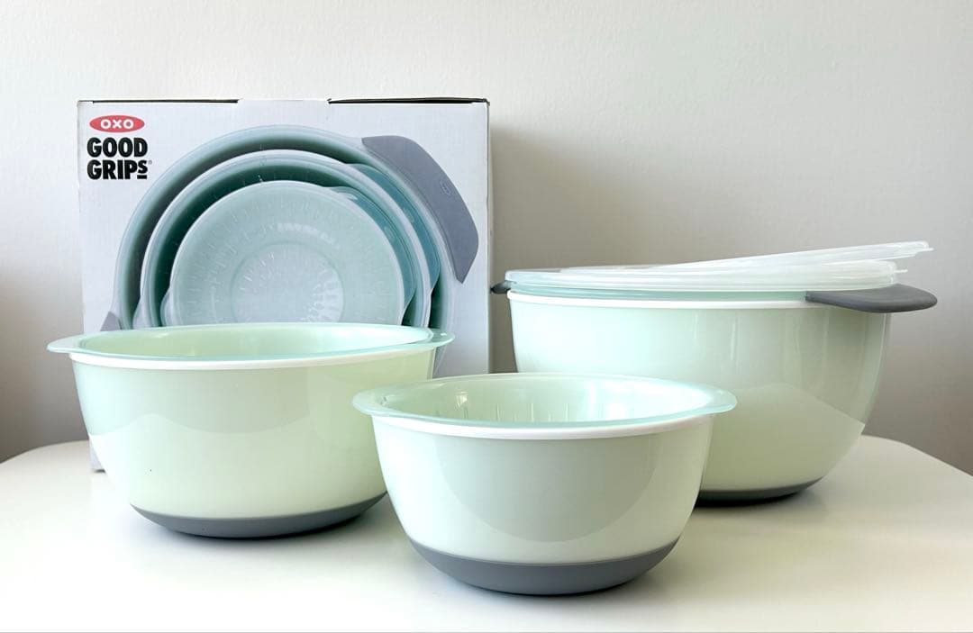 新品 オクソー （OXO）ネスティングボウル＆コランダーセット9点（蓋 ザル）