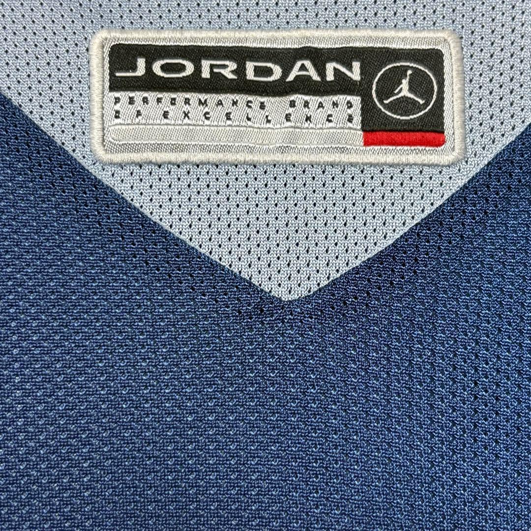 希少 JORDAN リバーシブル タンクトップ バスケ ネイビー グレー XXL