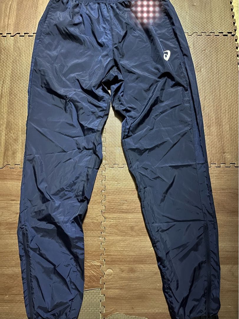 山梨学院　asics ピステセット 2XL ネイビー