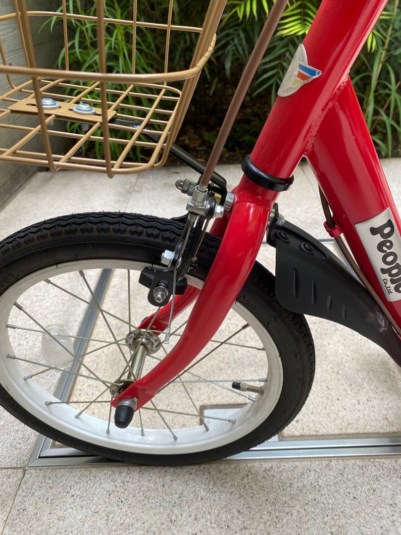 ケッターサイクル 16インチ ピープル People ストライダー カゴ付き