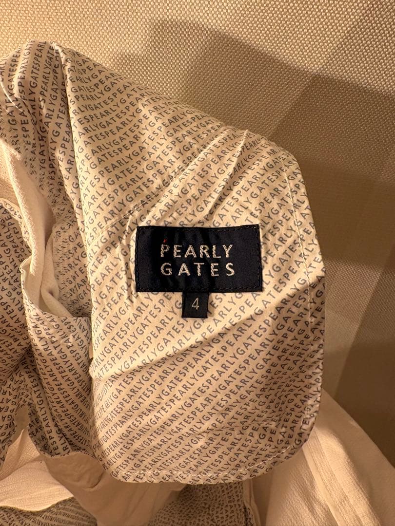 値下げ‼️PEARLY GATES ホワイト スリムフィットパンツ size4