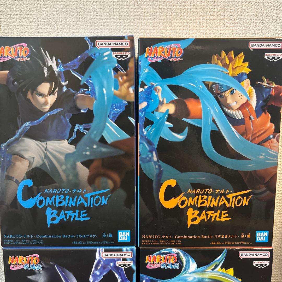 NARUTO コンビネーションバトル うちはサスケ ナルト フィギュア　セット