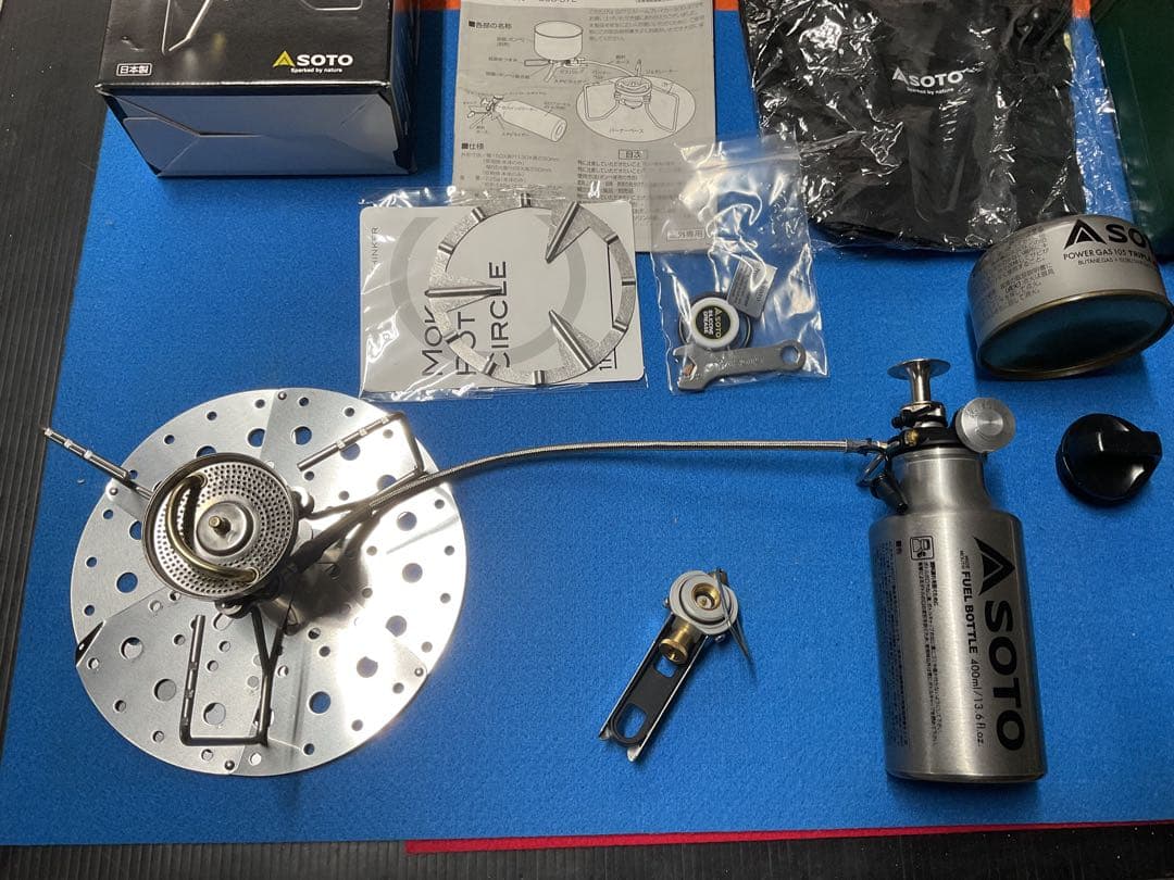 SOTOストームブレイカー・新品！ガソリン＆GAS登山ストーブ・他付属品多数付き