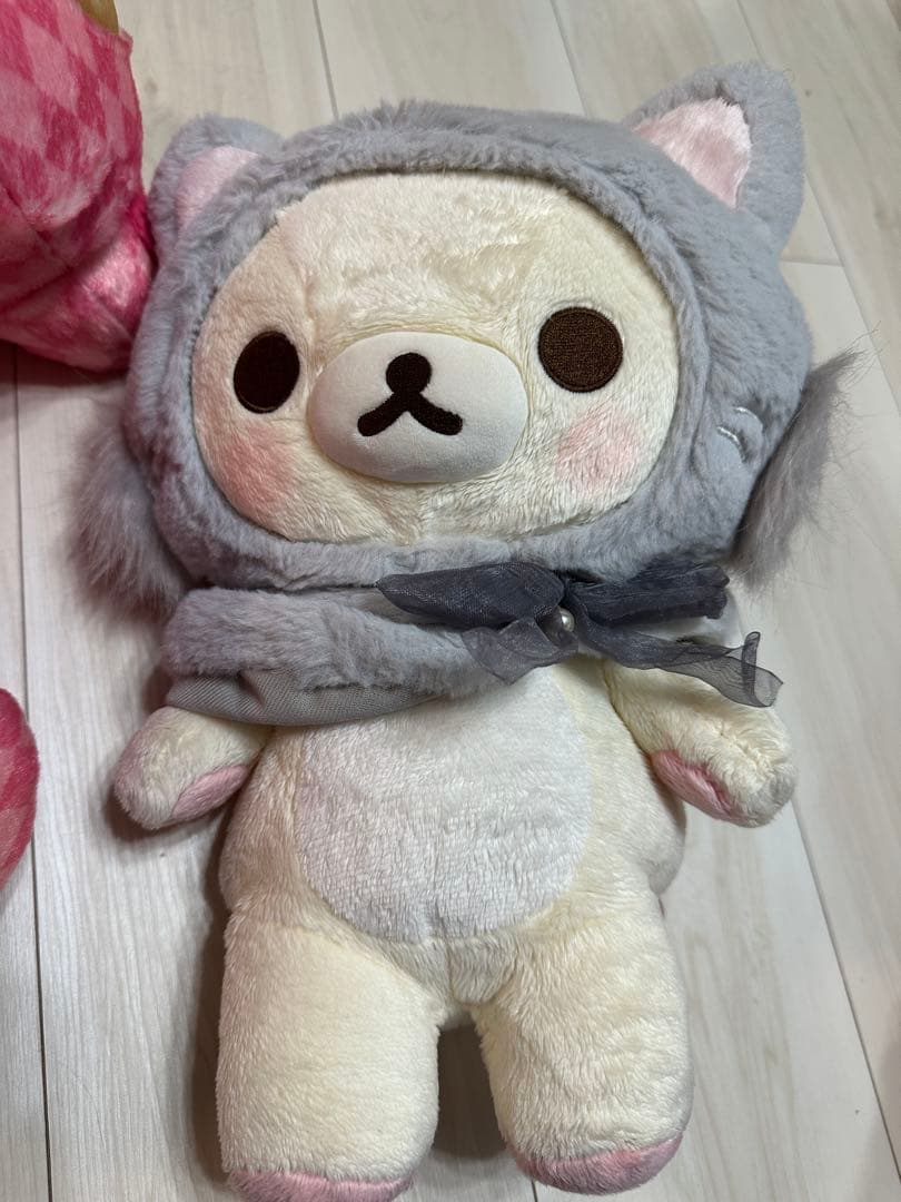 コリラックマキャット　ぬいぐるみM リラックマ チシャ猫　2点セット