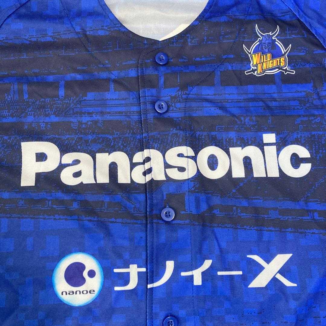 美品　埼玉パナソニック　ワイルドナイツ　 ベースボールシャツ