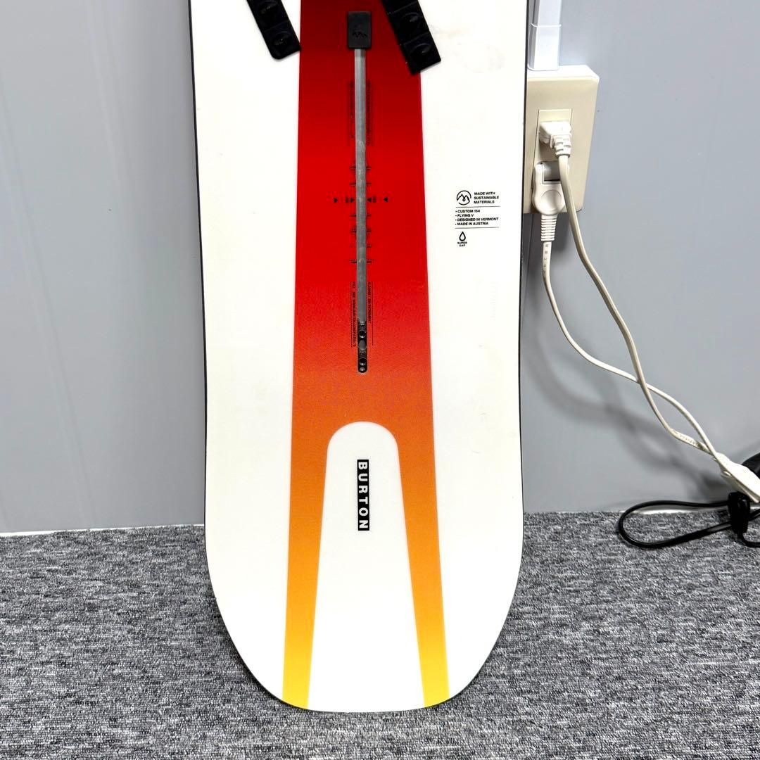 【超美品】BURTON バートン カスタム フライングV スノーボード 154