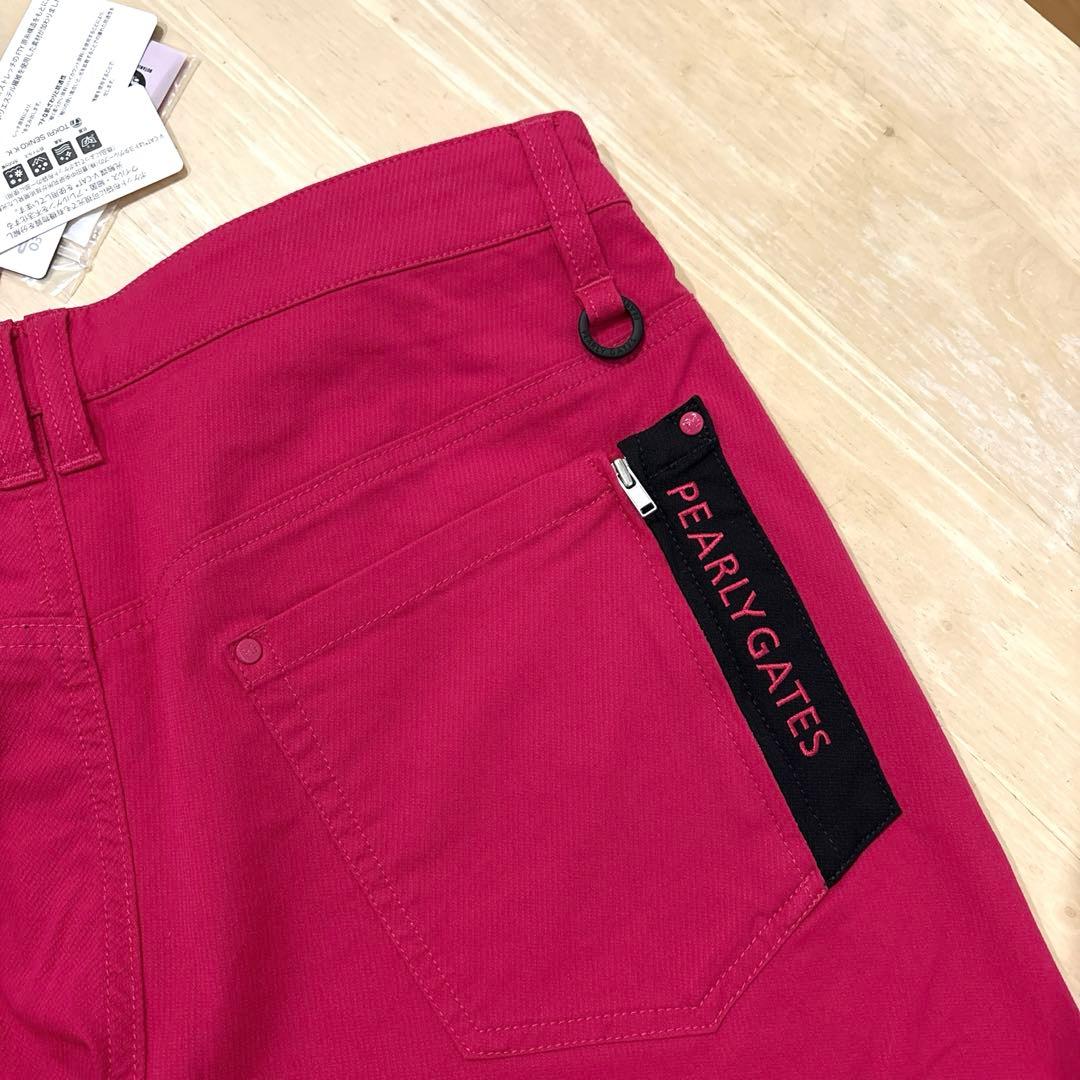 パーリーゲイツ☆新品 ドライストレッチドビーカルゼ 5ポケットパンツ