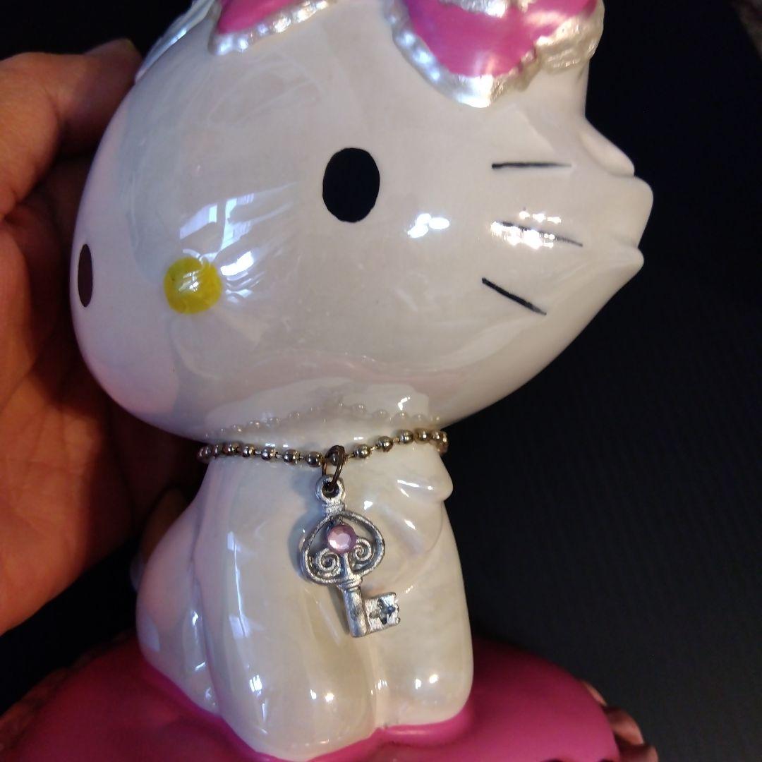 チャーミーキティ　レトロ　陶器　貯金箱