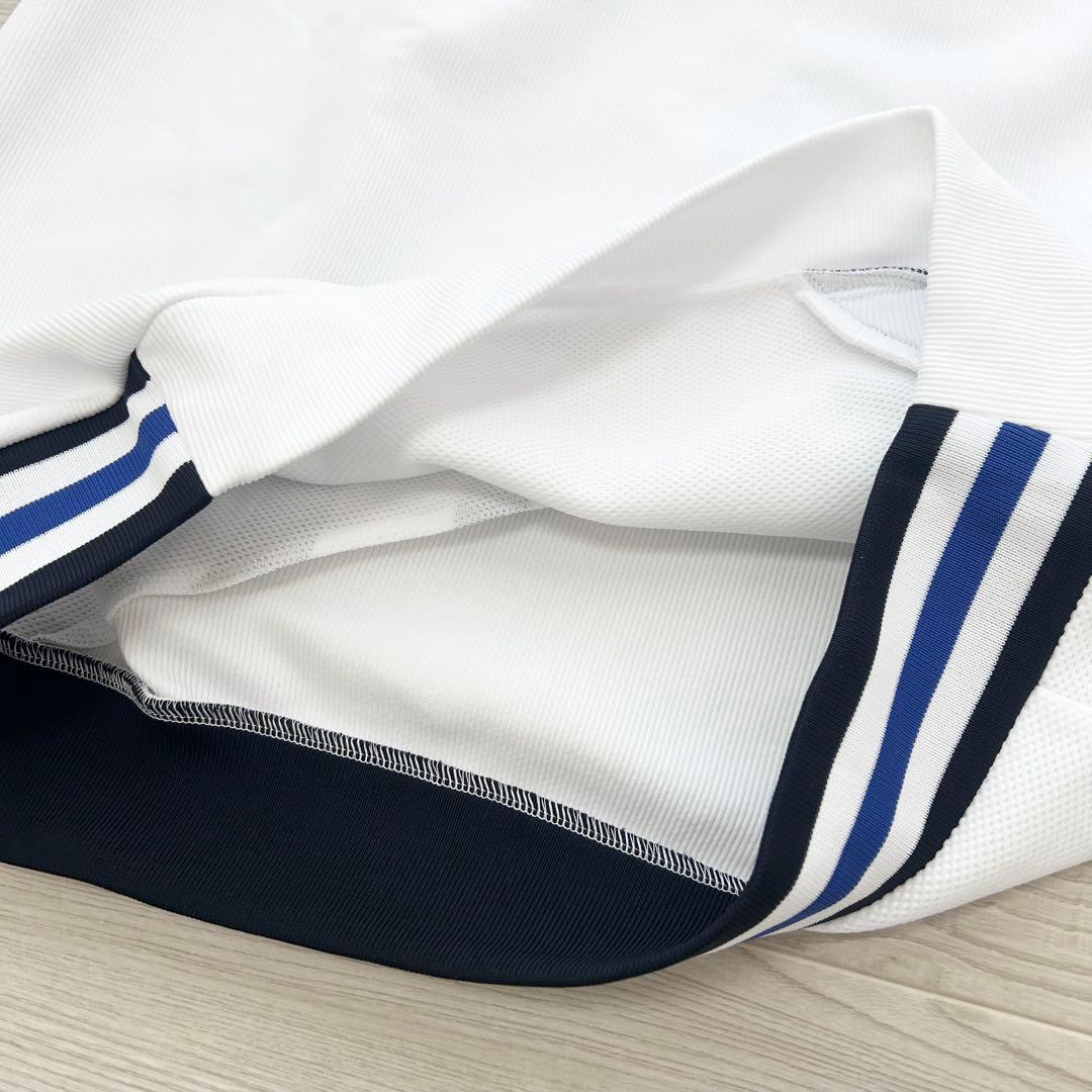 新品　パーリーゲイツ　モックネック　スウェット　春夏用　メッシュ　ホワイト　5