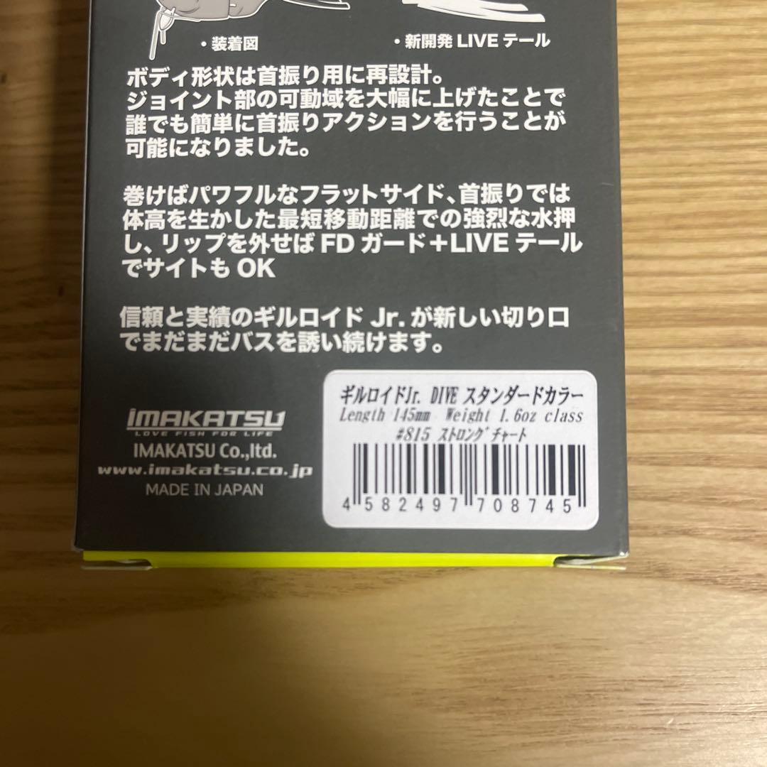 ギルロイドJr. Dive ストロングチャート