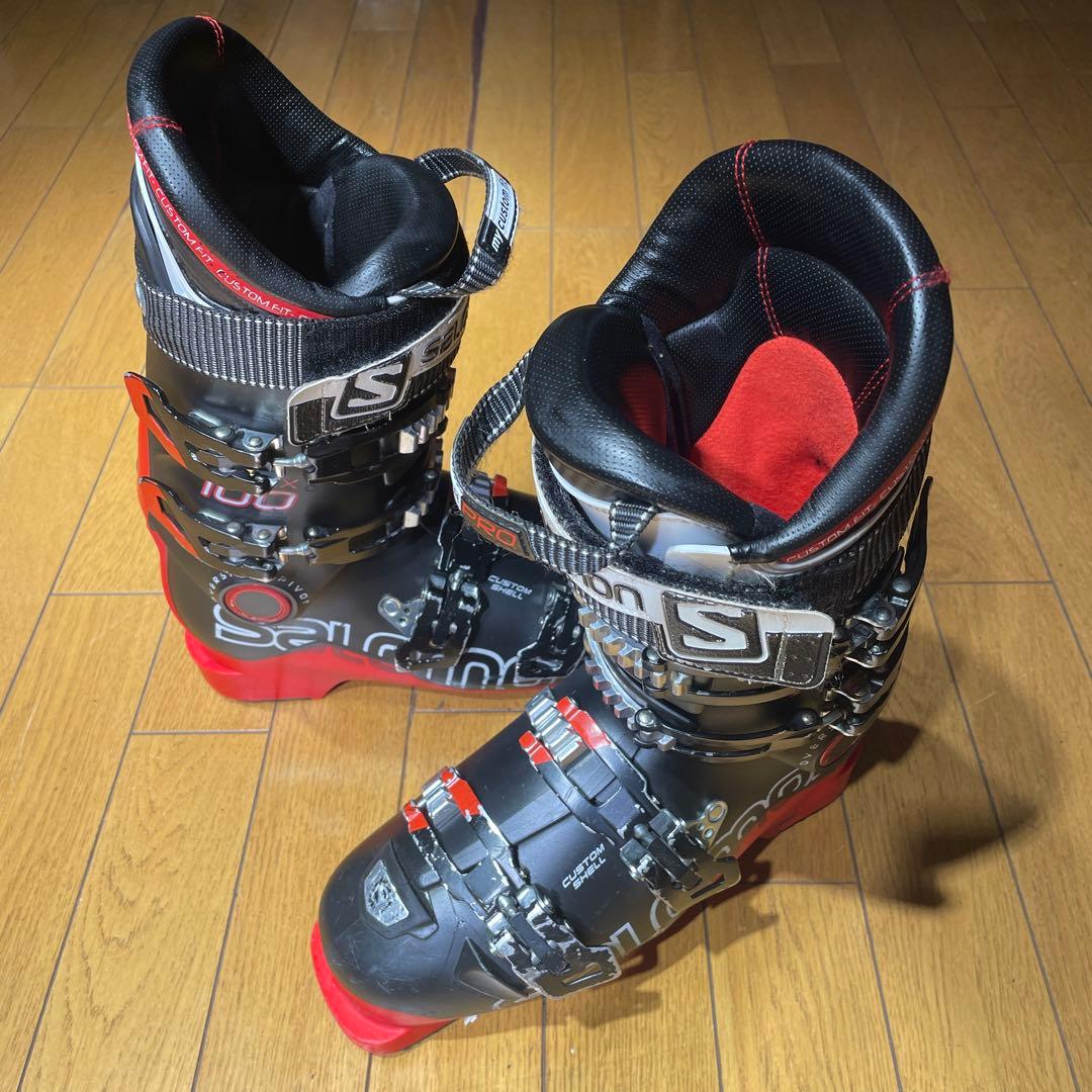 【値下げ】salomonサロモンX-MAX100 25.0-25.5cm 初中級