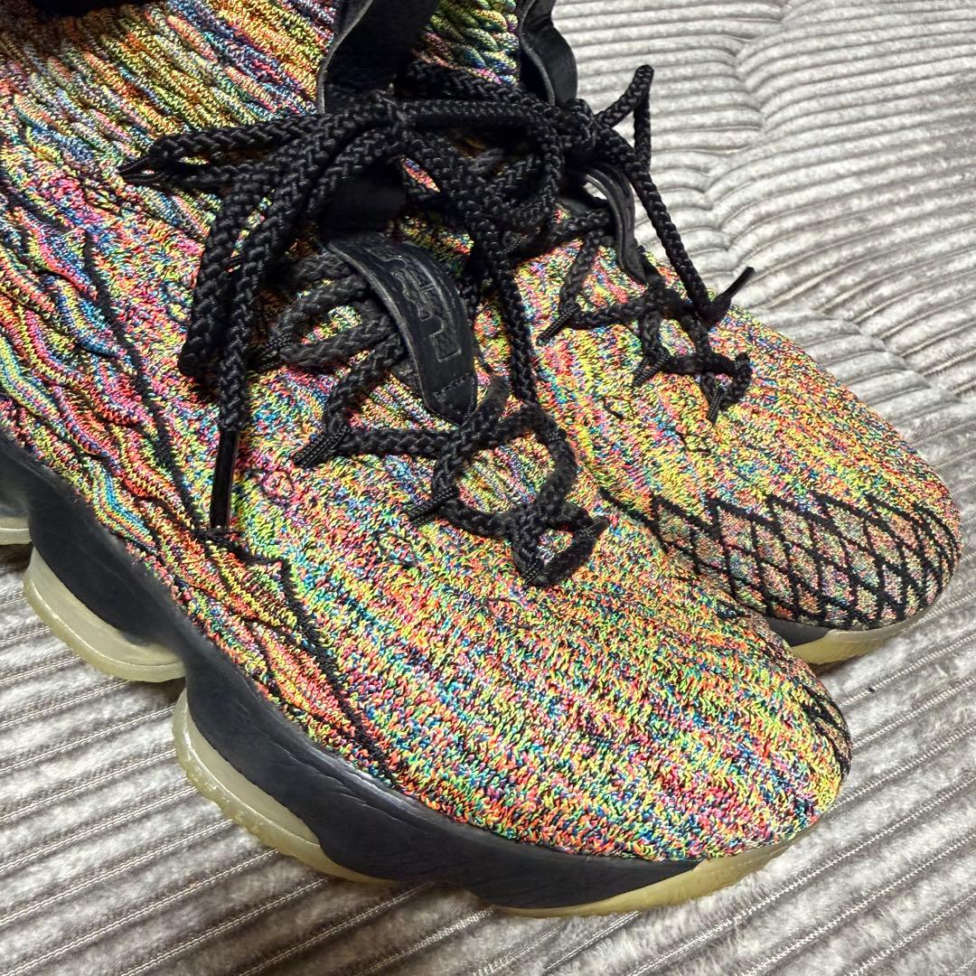【ナイキ】NIKE LEBRON 15 マルチカラー　24.5cm