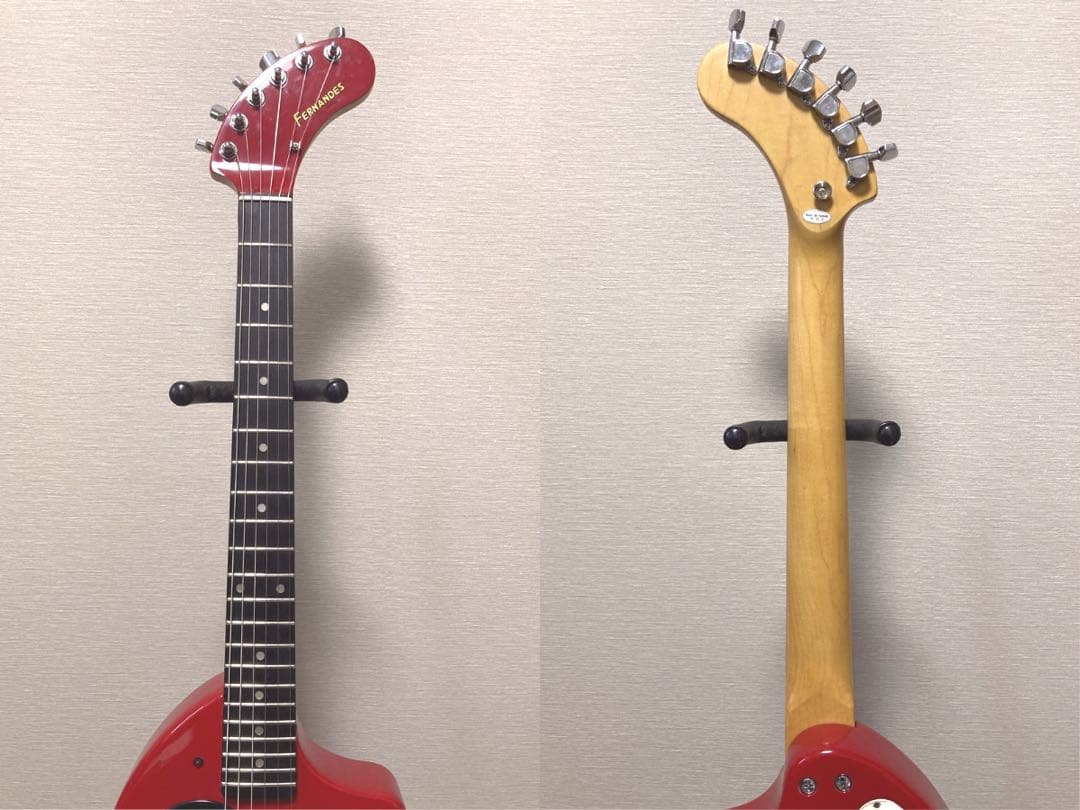 美品 FERNANDES ZO-3 赤 レッドUSBアダプター付き 弦新品