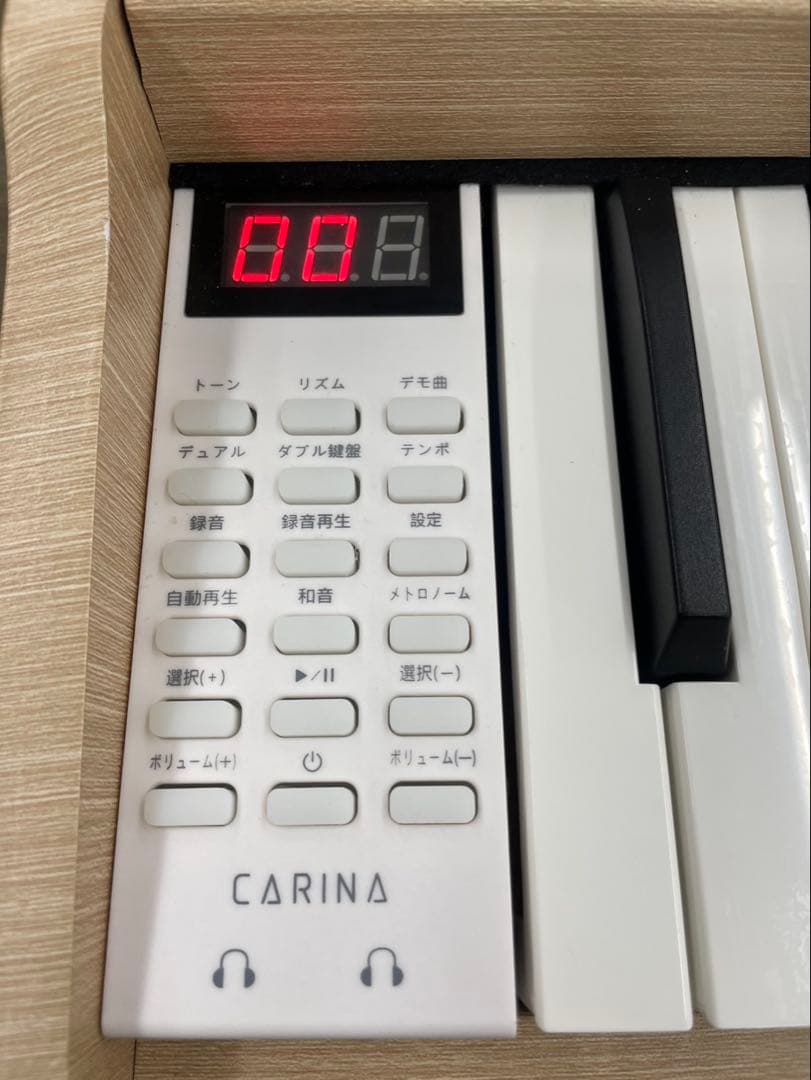 電子ピアノ88鍵盤　木目調ボディ　給電タイプ　オークベージュ
