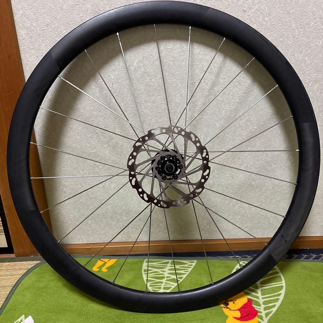 カーボンリム　手組ホイール　後輪のみ