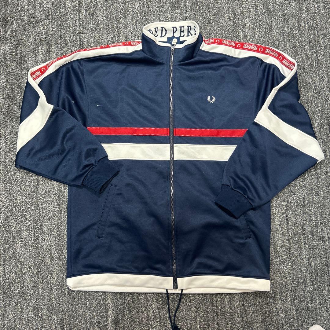 FRED PERRY セットアップ上下 B系 紺 Lサイズ
