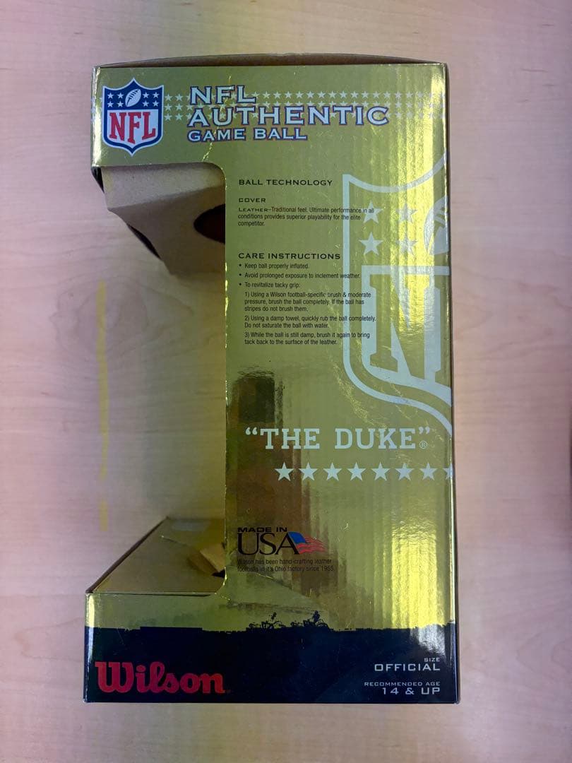 NFL公式試合球 The Duke Wilson製