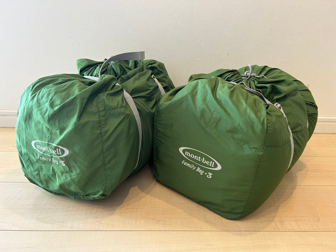 mont-bell モンベル ファミリーバッグ #3 セット売り 美品