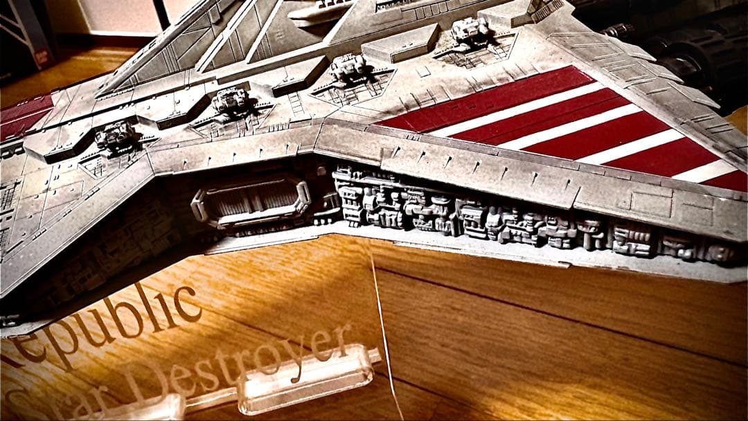 絶版❗️STAR WARS:リパブリックスターデストロイヤー全長約53cm完成品