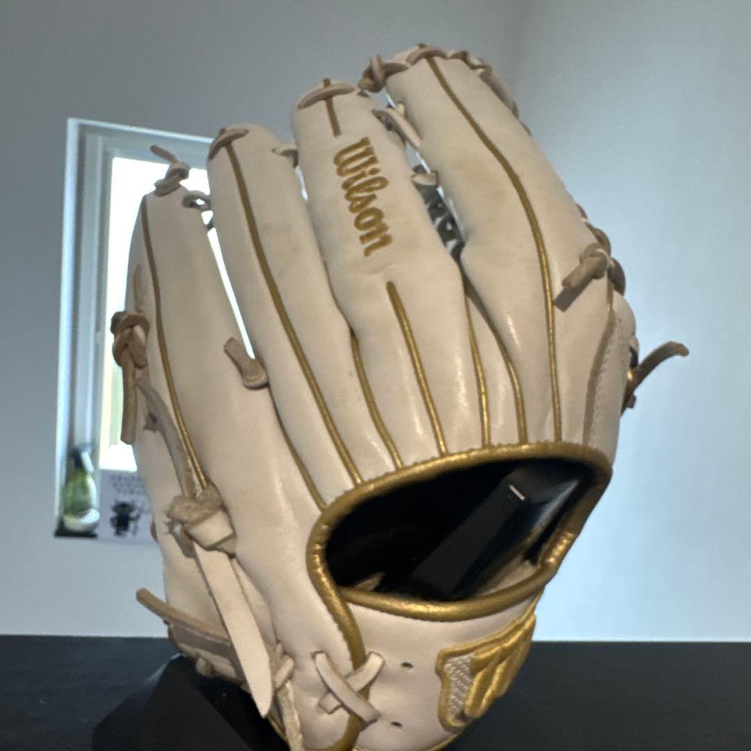 Wilson ウィルソンベアグローブ ホワイト　外野手用