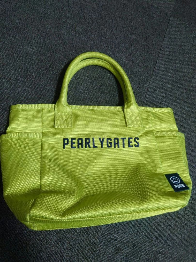 PEARLY GATES パーリーゲイツ　カートバック　ラウンドバック　イエロー