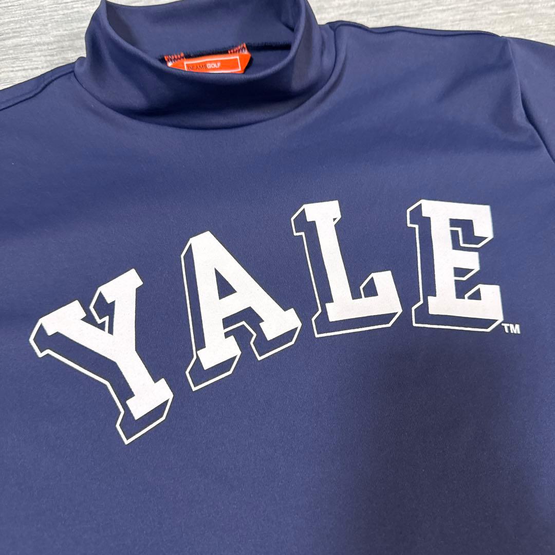 美品 BEAMS GOLF YALE 半袖モックネックシャツ