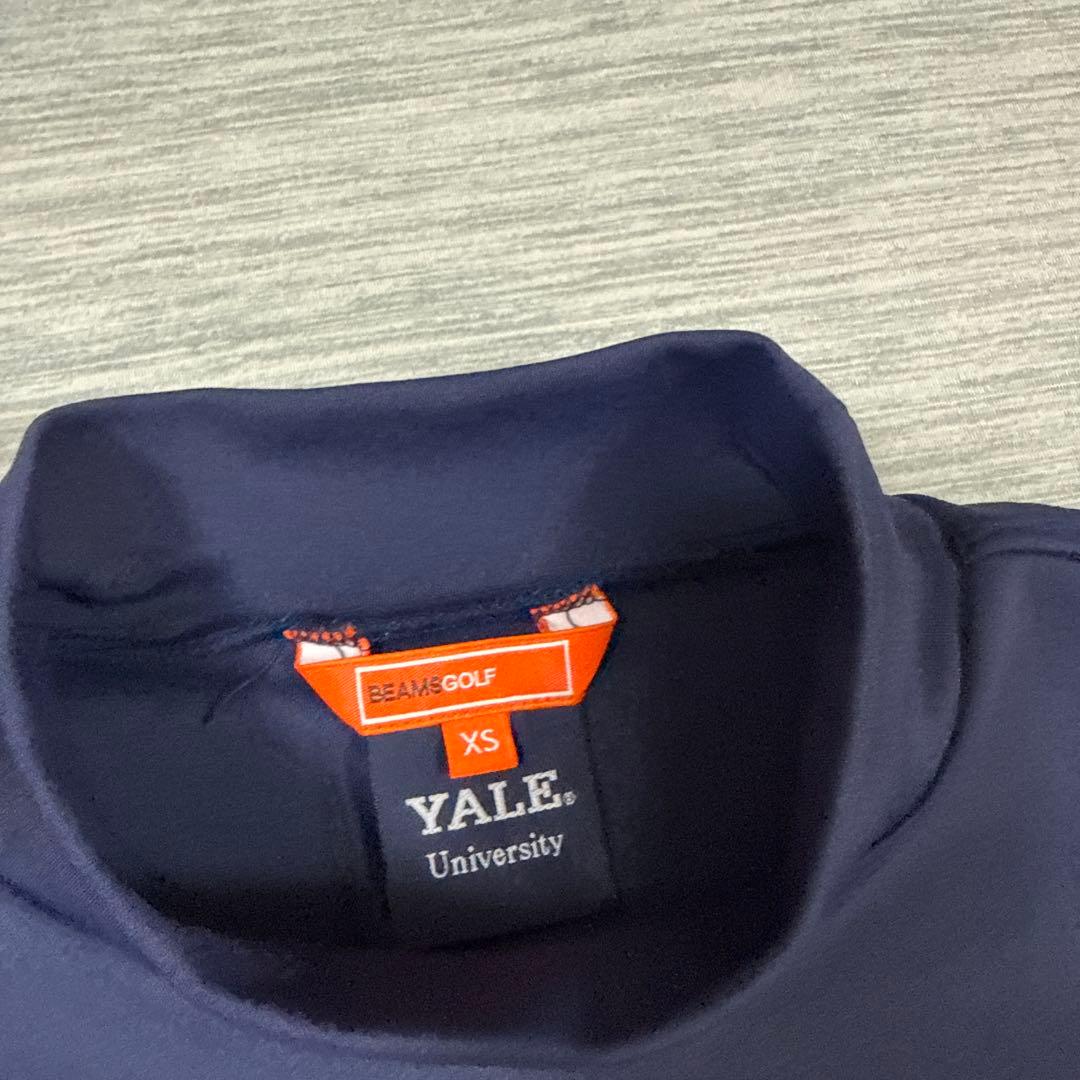 美品 BEAMS GOLF YALE 半袖モックネックシャツ